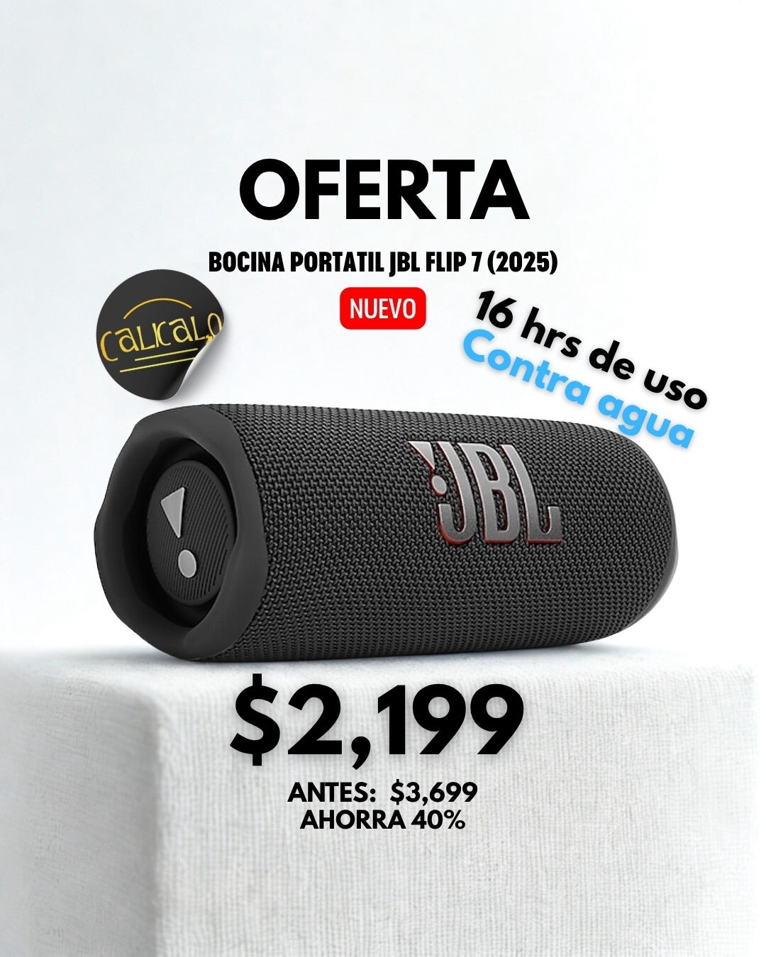 Bocina JBL Flip 7 (2025)