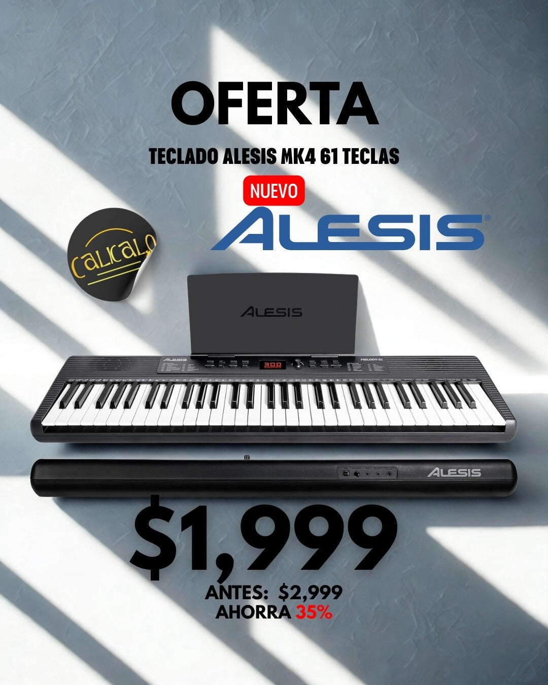 Teclado Alesis Melody MK4 61 Teclas